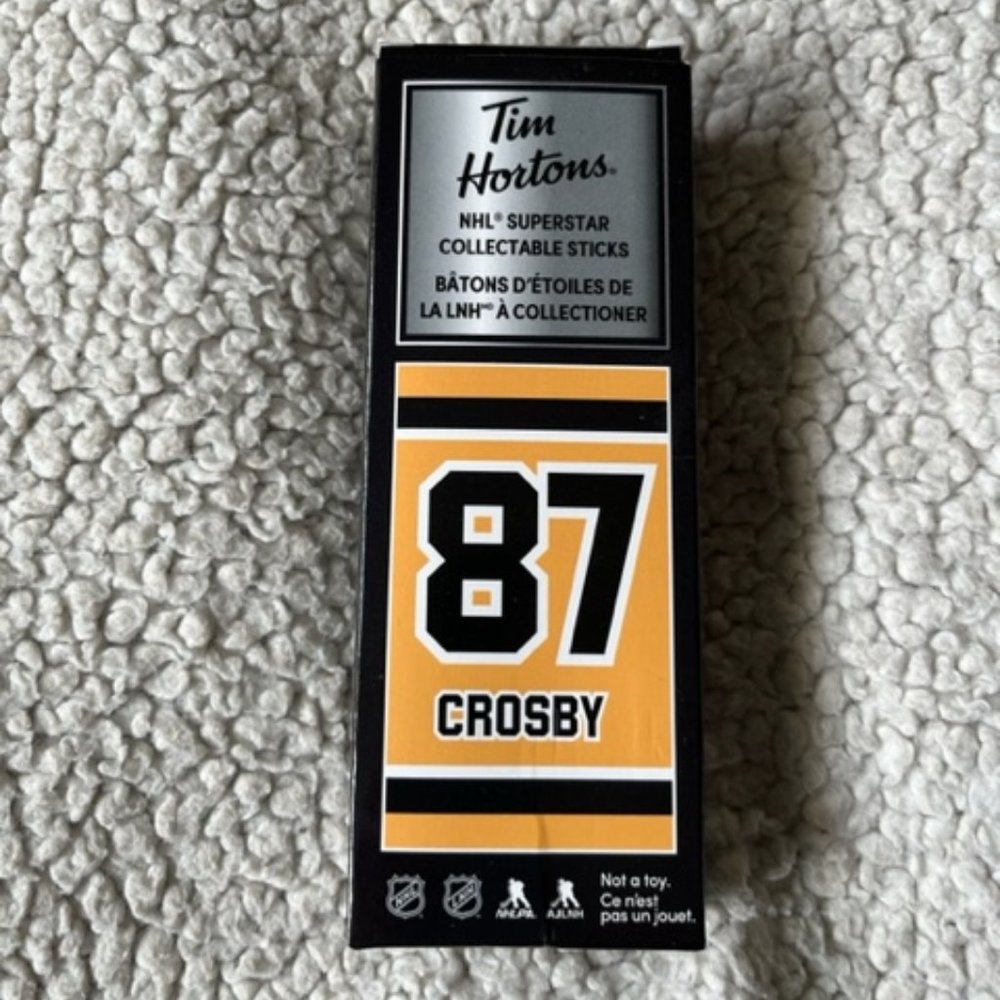 Tim Hortons NHL Sidney Crosby #87 Mini Hockey Stick Locker Limited Edition NIB